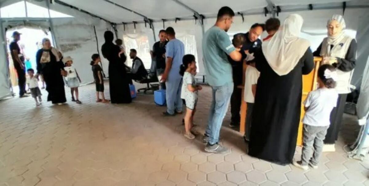 Gaza: In soli due giorni, 161 mila bambini hanno ricevuto il vaccino antipolio! - 