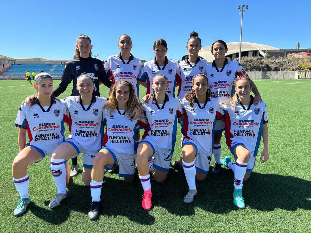 Primo pareggio stagionale per il Catania Femminile: un 1-1 emozionante contro il Villaricca! - 