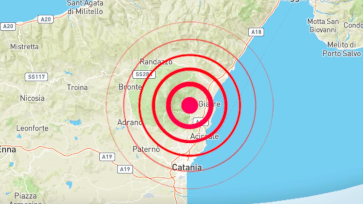 Scossa di terremoto nel Catanese: INGV registra due attività sismiche in due giorni - 