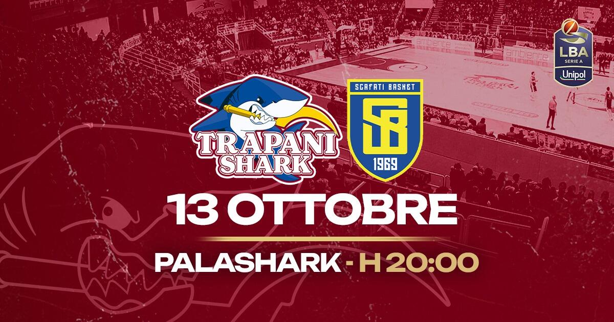 Trapani Shark vs Scafati Basket: Modifica Orario di Inizio alle 20! - 