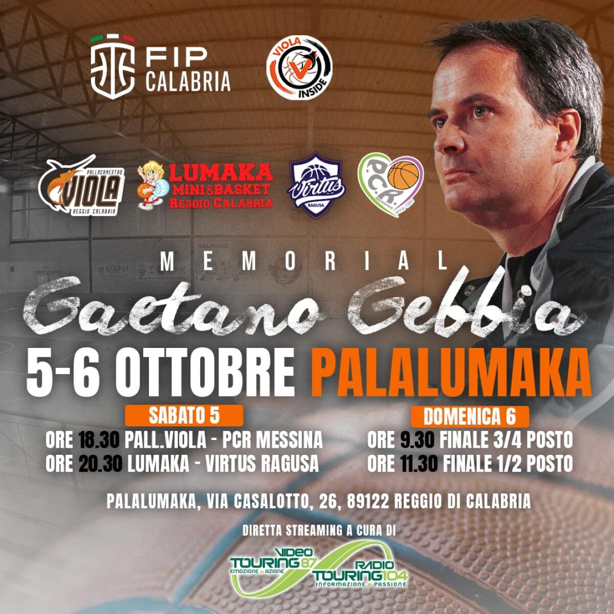 Un ponte di basket tra Sicilia e Calabria: al via il Memorial Gaetano Gebbia Under 19! - 