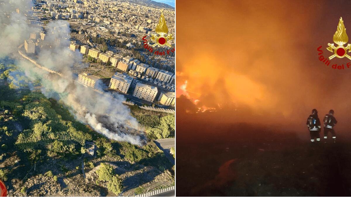 Incendio Cimitero di Catania: rimane solo fumo e il grande plauso ai Vigili del Fuoco [FOTO] - 