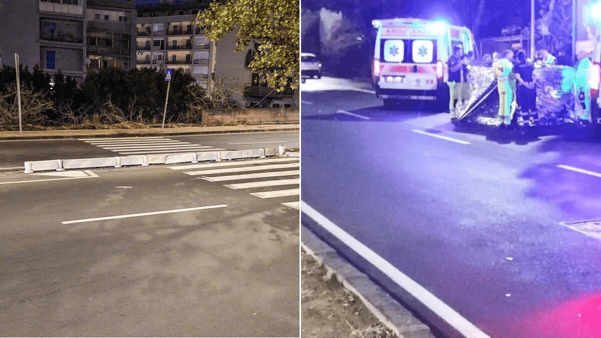 Investita sulle strisce pedonali mentre tenta di attraversare alla Circonvallazione di Catania - 