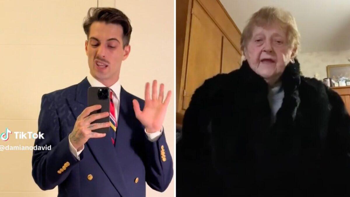 Celebrity 94enne su TikTok lancia messaggio sorprendente | Damiano David risponde con un remix inatteso! - 