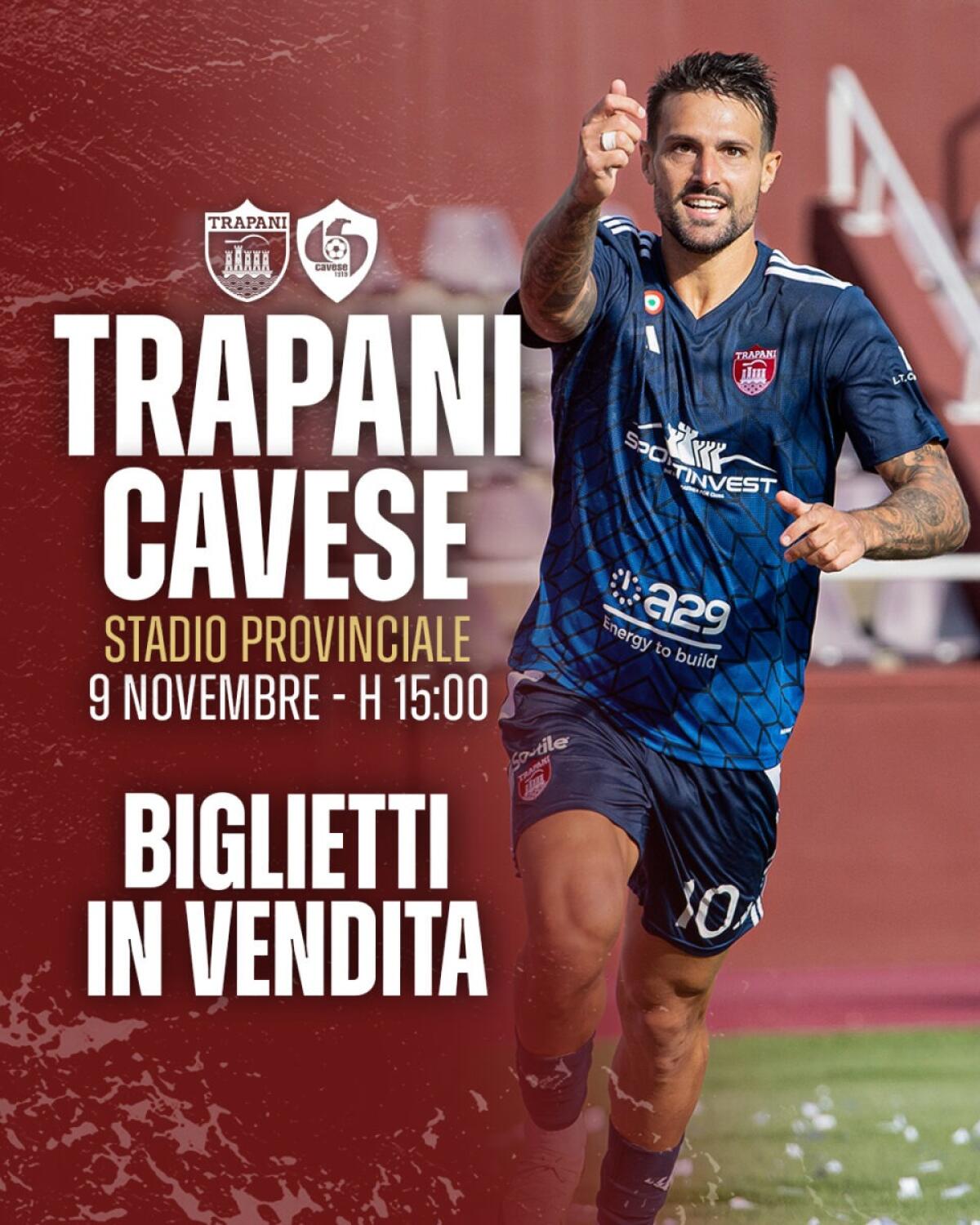 Trapani-Cavese: Biglietti già in vendita! | Scopri il segreto per accaparrarti il tuo posto prima che sia troppo tardi! - 
