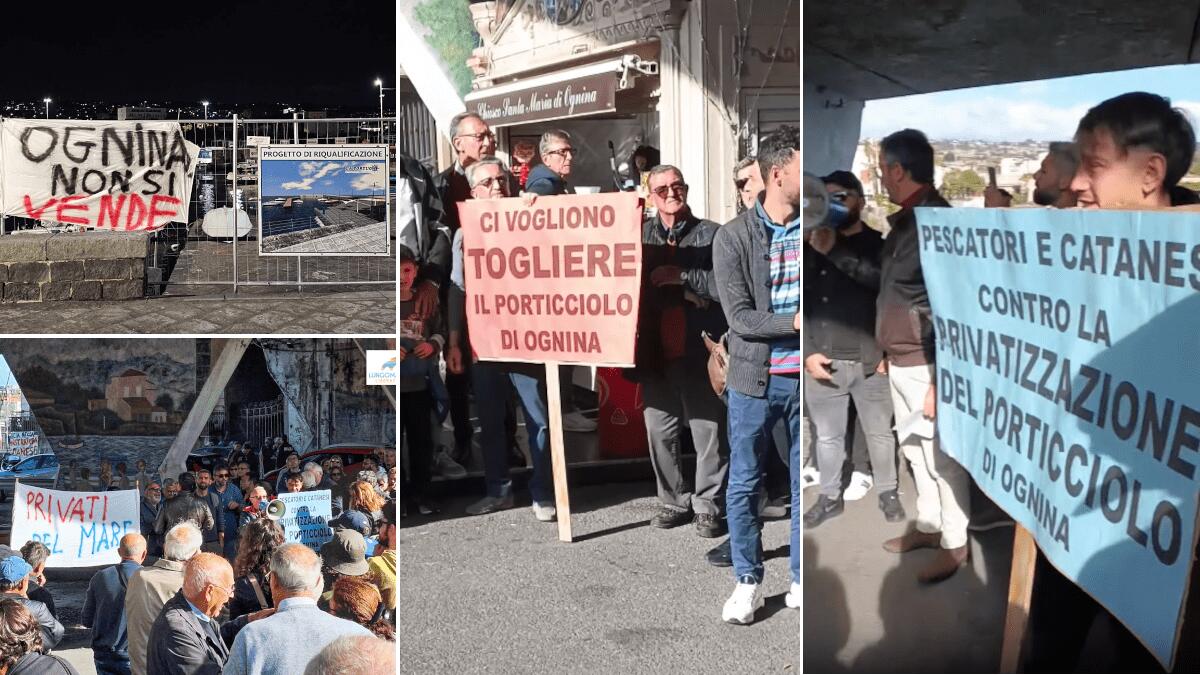 Privatizzazione Porticciolo di Ognina: manifestazione e protesta, “palla” torna al Comune [FOTO E VIDEO] - 