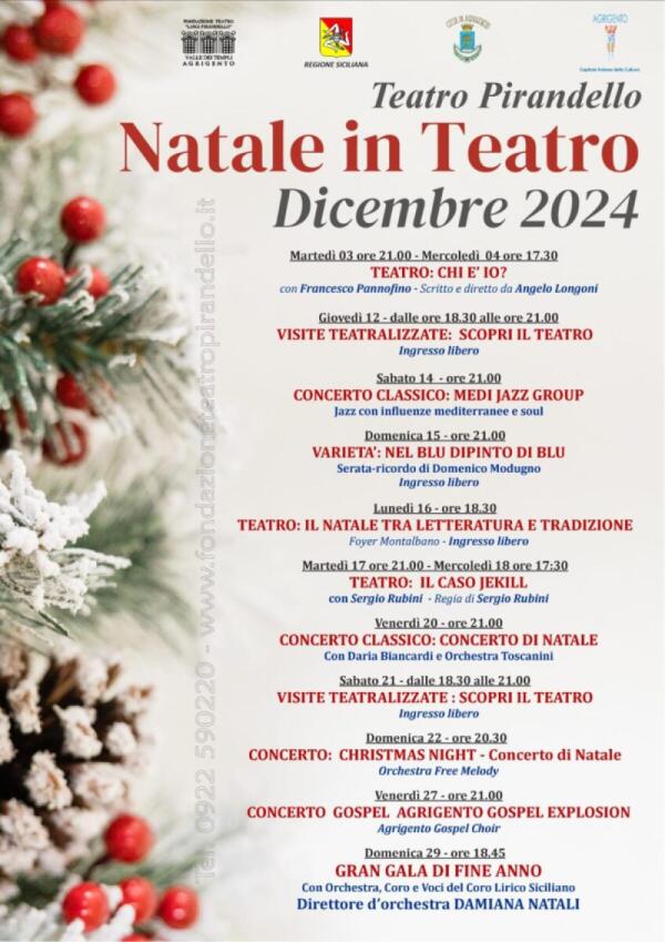 Natale al Teatro Pirandello | Scopri perché Agrigento è la capitale delle celebrazioni natalizie!