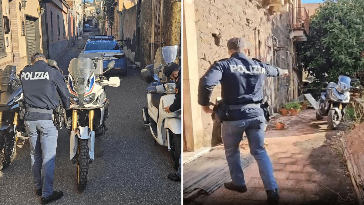 L’improbabile nascondiglio dei ladri per le moto rubate scoperto dalla Polizia di Catania - 