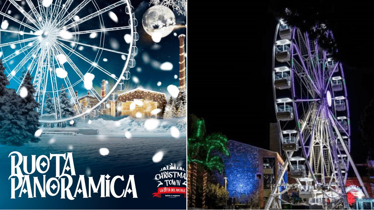 La magia del Natale a Catania: ritorna la ruota panoramica in città - 