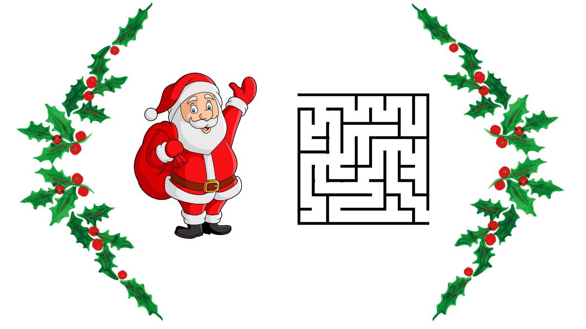 Il sacco di babbo Natale: scheda didattica di Natale per bambini - 