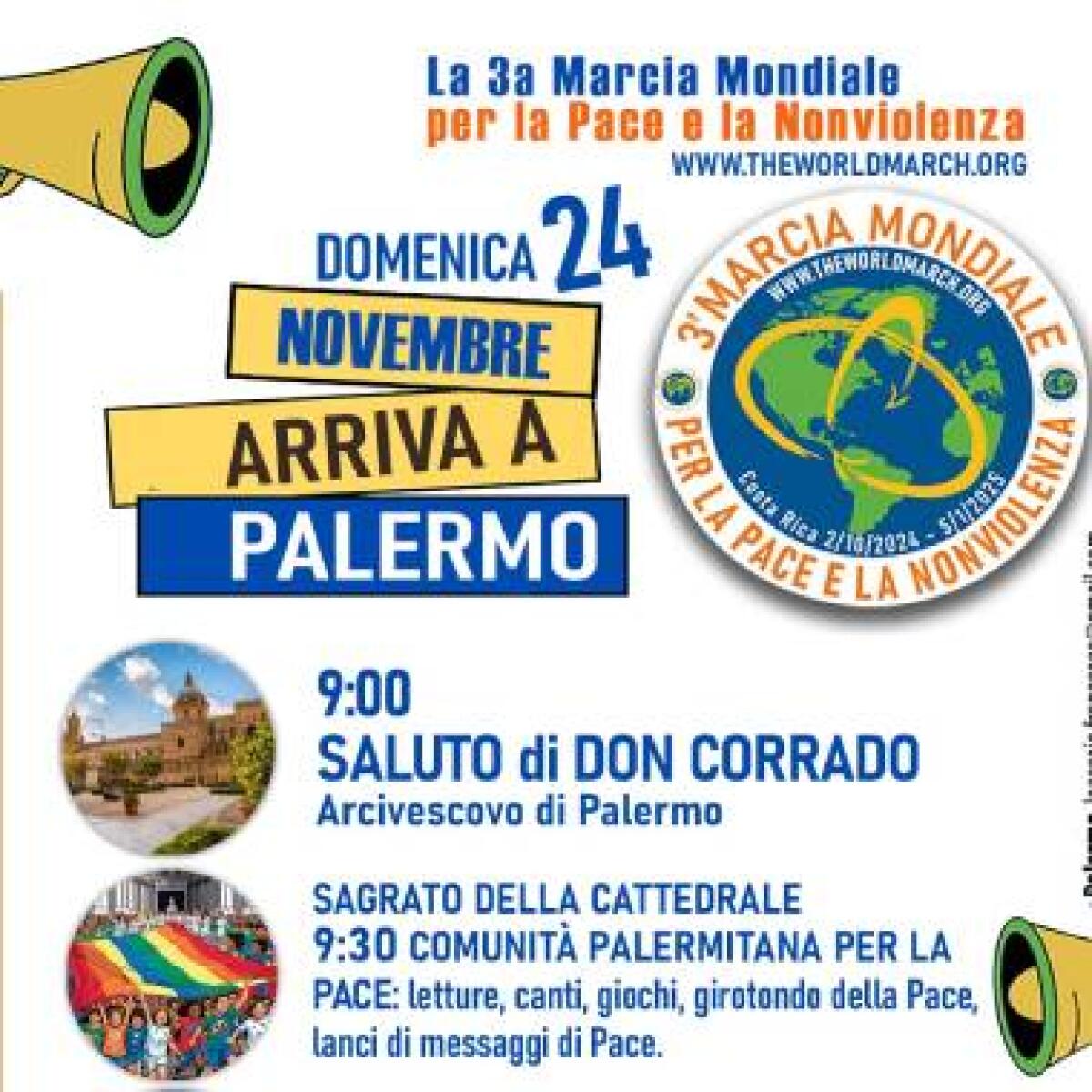 Marcia per la Pace a Palermo | La città pronta a sorprendere con un messaggio di nonviolenza! - 