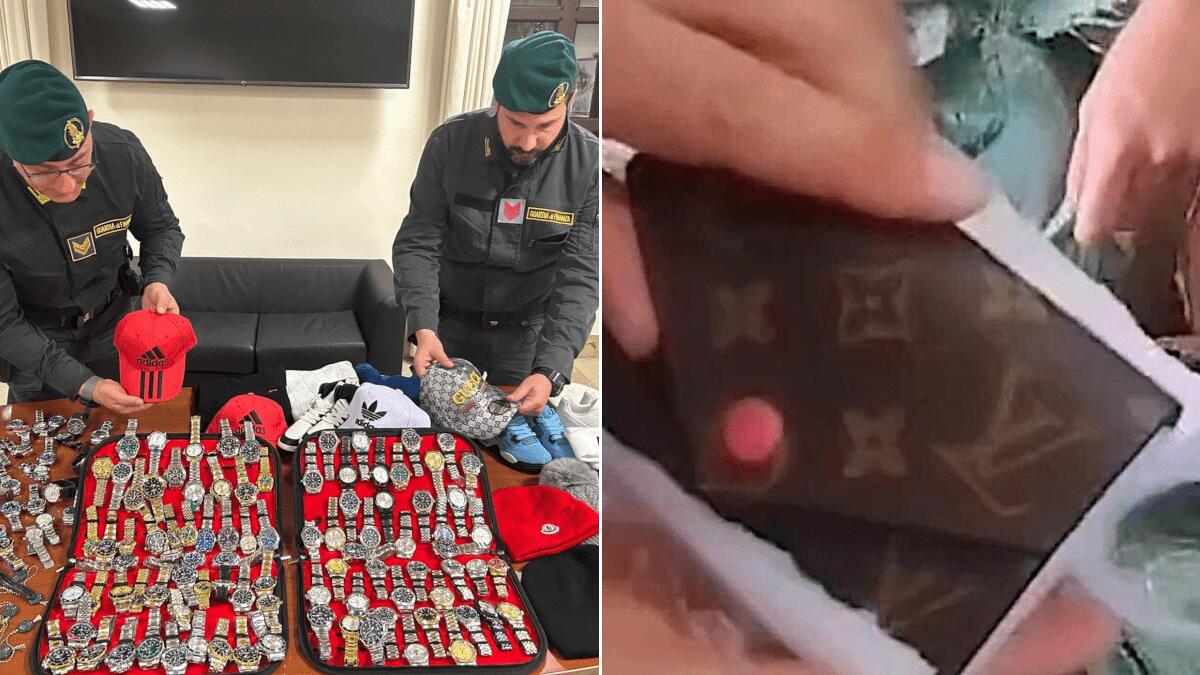 Guardia di Finanza scopre orologi di lusso e merce contraffatta alla Fiera di Catania [VIDEO] - 