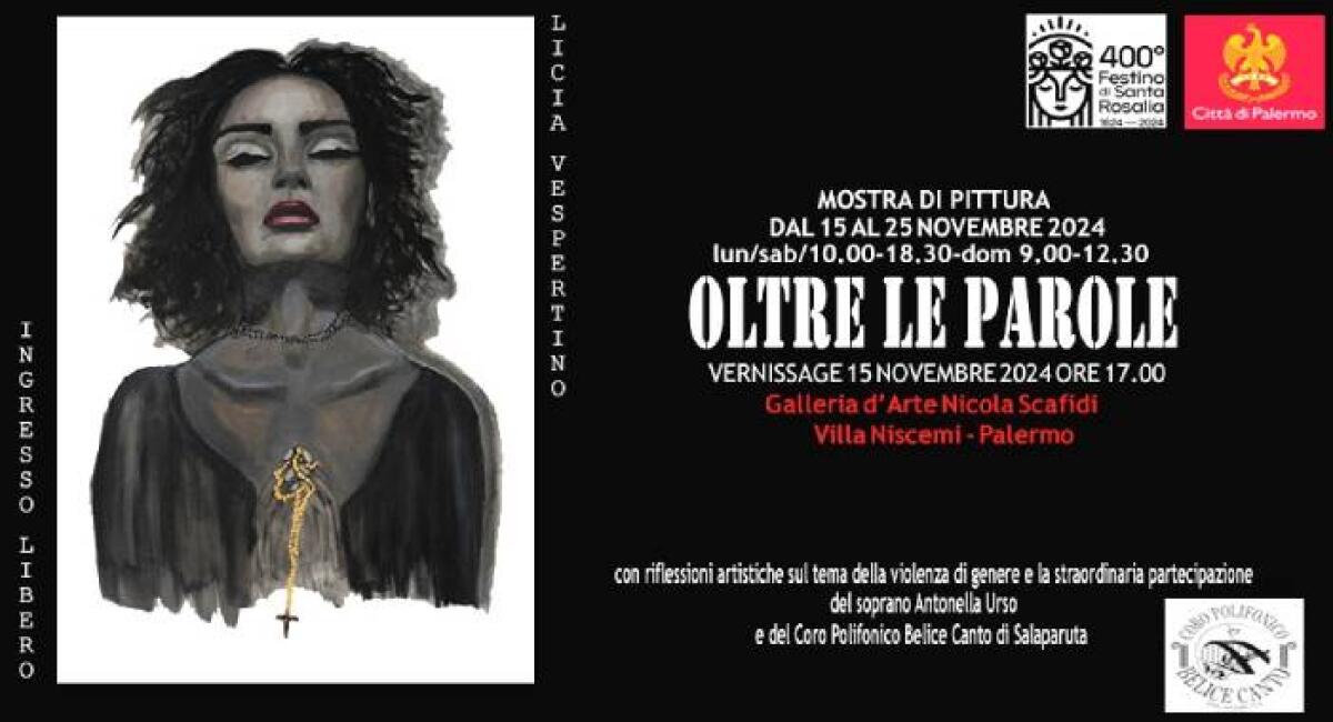 Una mostra gratuita di pittura a Villa Niscemi | Scopri cosa si nasconde "Oltre le Parole"! - 