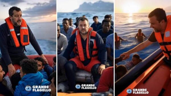 Salvini in gommone con i migranti | Un video ironico che ha fatto discutere o una provocazione inopportuna?