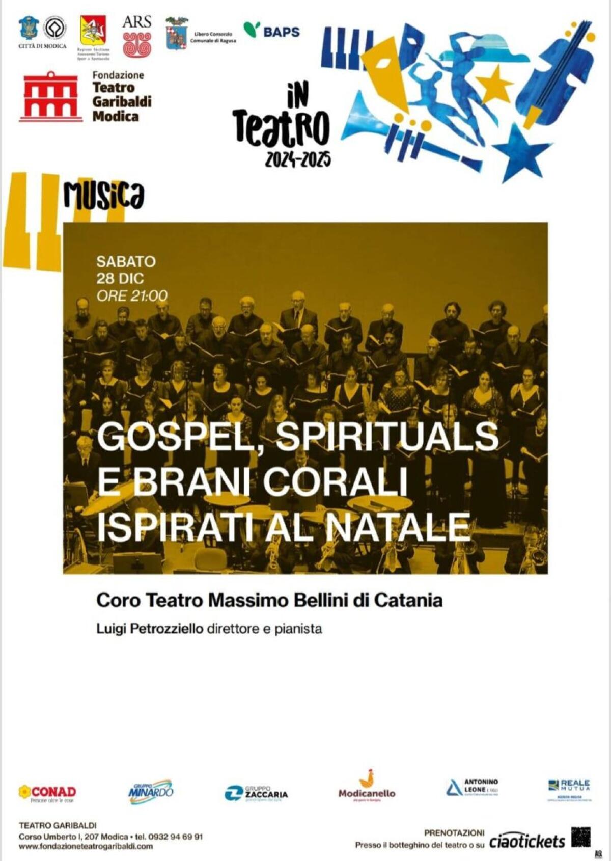 Coro del Teatro Massimo Bellini Catania inondato da gospel emozionanti | Scopri perché questa serata potrebbe cambiare il tuo Natale!