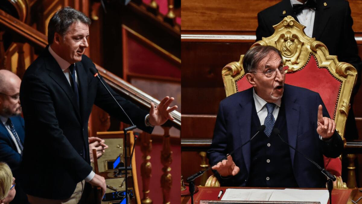 Tensione in Senato | Renzi accusa La Russa di non rispettare l'opposizione! -
