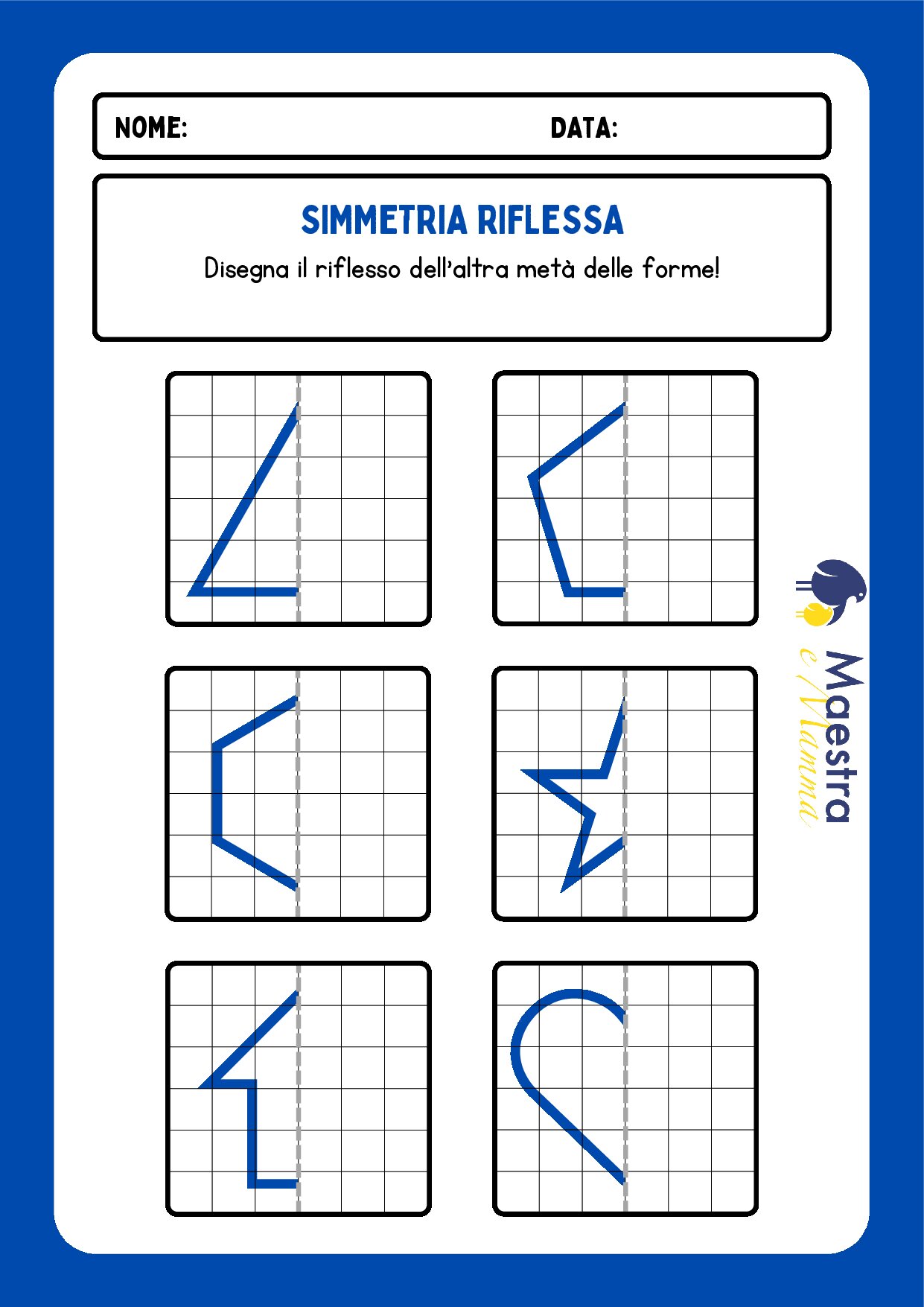 Scheda geometria riflessi geometrici [269 KB]