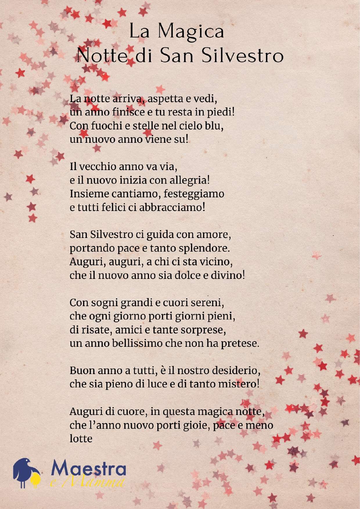 Poesia La magica Notte di San Silvestro [268 KB]