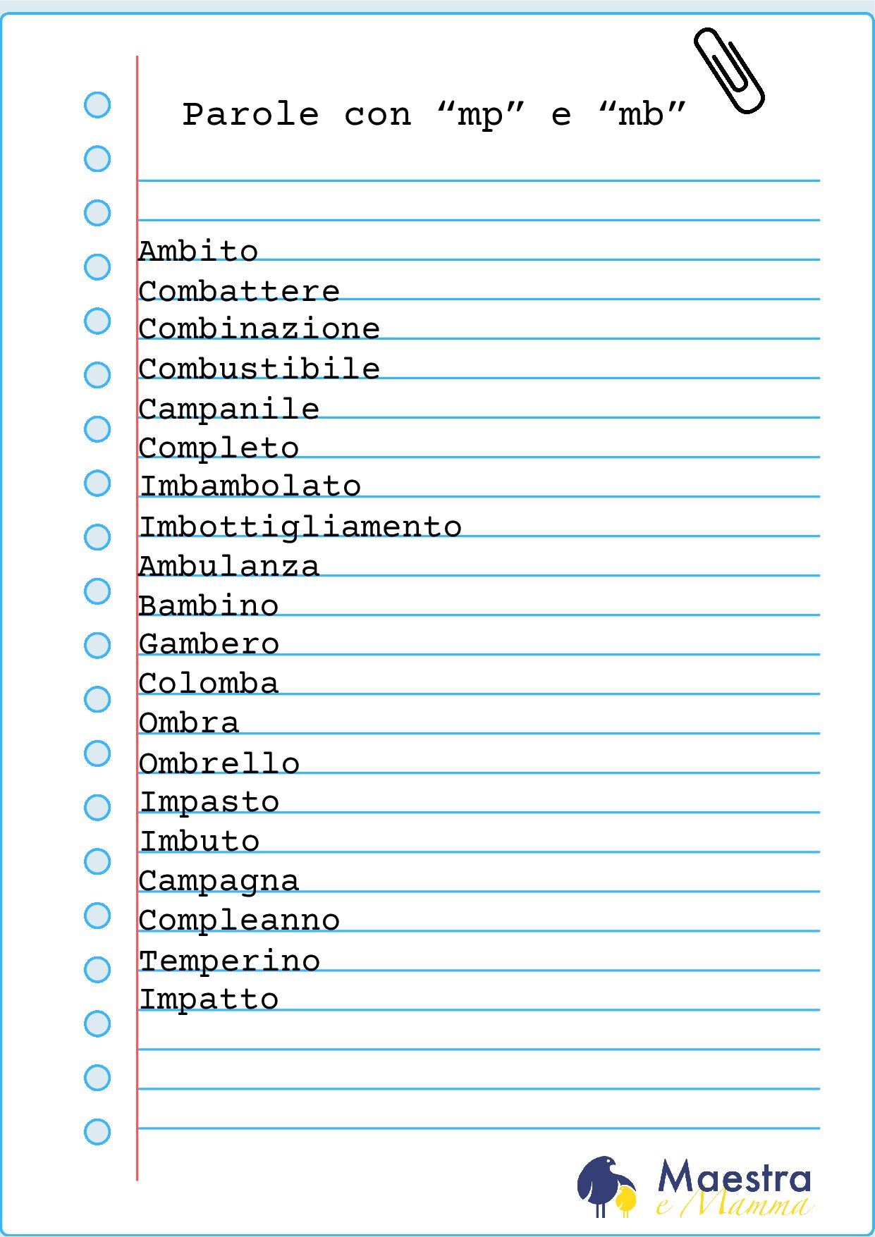 Parole con mp e mb [107 KB]