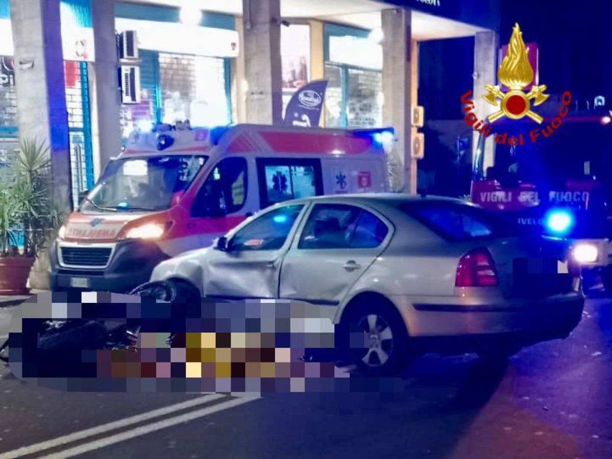 Incidente mortale al Viale Mario Rapisardi 