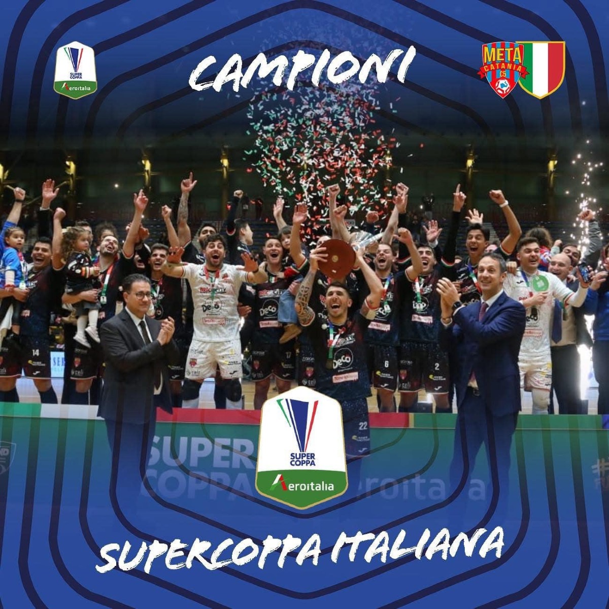 Traguardo storico del Metacatania: congratulazioni della città per la Supercoppa italiana 