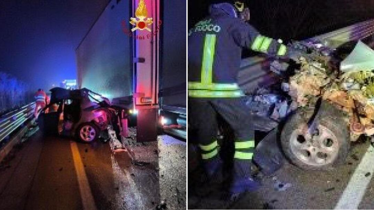 Tragico scontro tra tir e auto: giovani vittime nell’incidente mortale