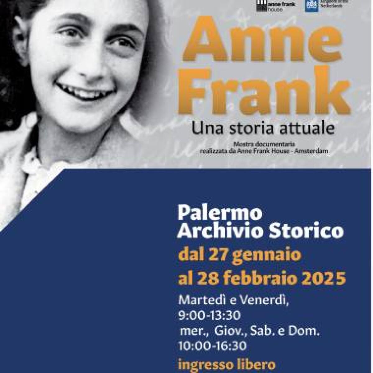 Palermo ospita una mostra mai vista prima | Scopri l'impatto della storia di Anne Frank su oggi!