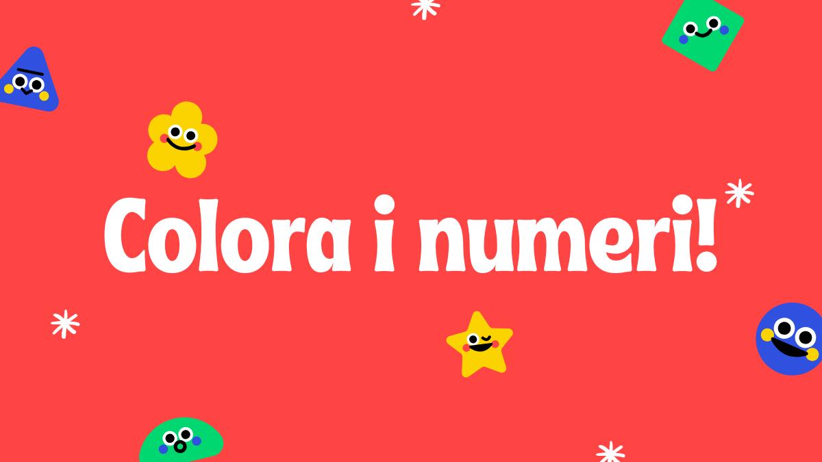 Colora i numeri: attività di matematica creativa per i più piccoli! - 