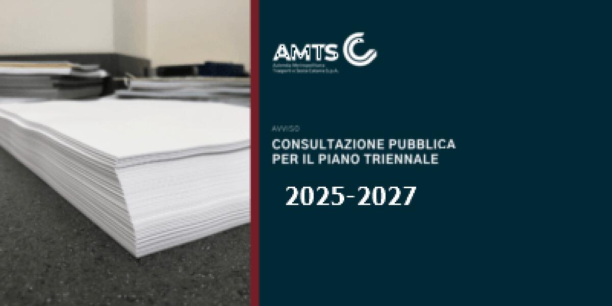 Aperta la consultazione pubblica per il piano triennale AMTS Catania | Scopri come la tua voce può cambiare il futuro della città!