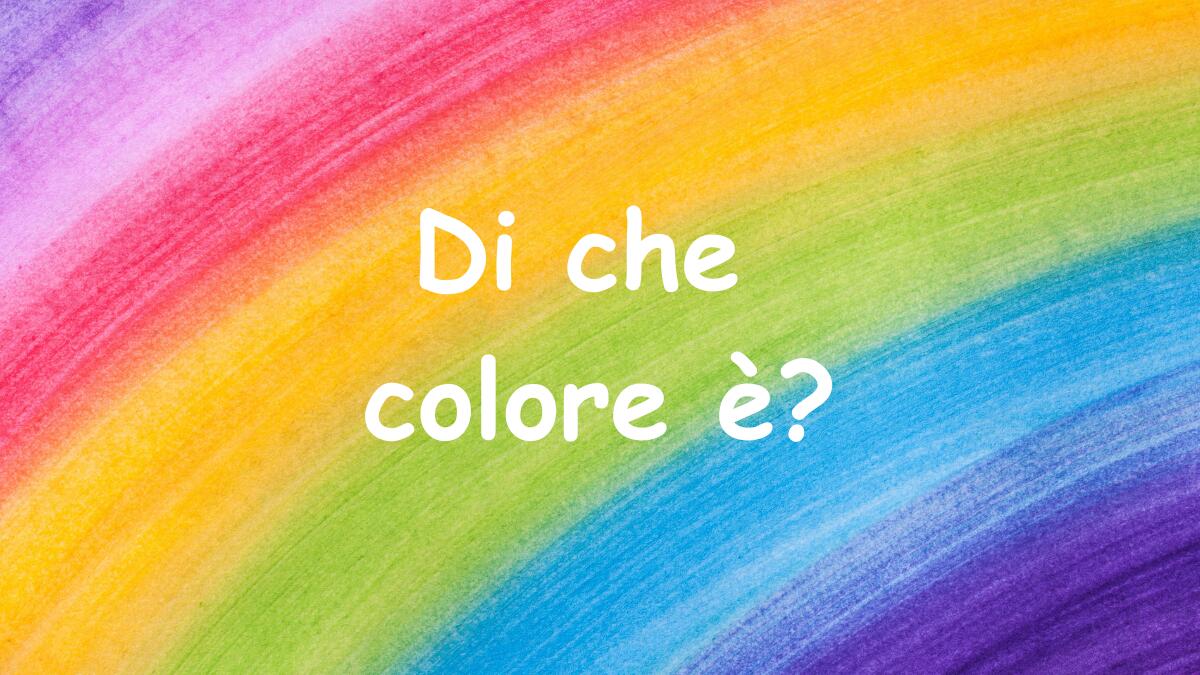 Attività sui colori per la Scuola dell'infanzia - 