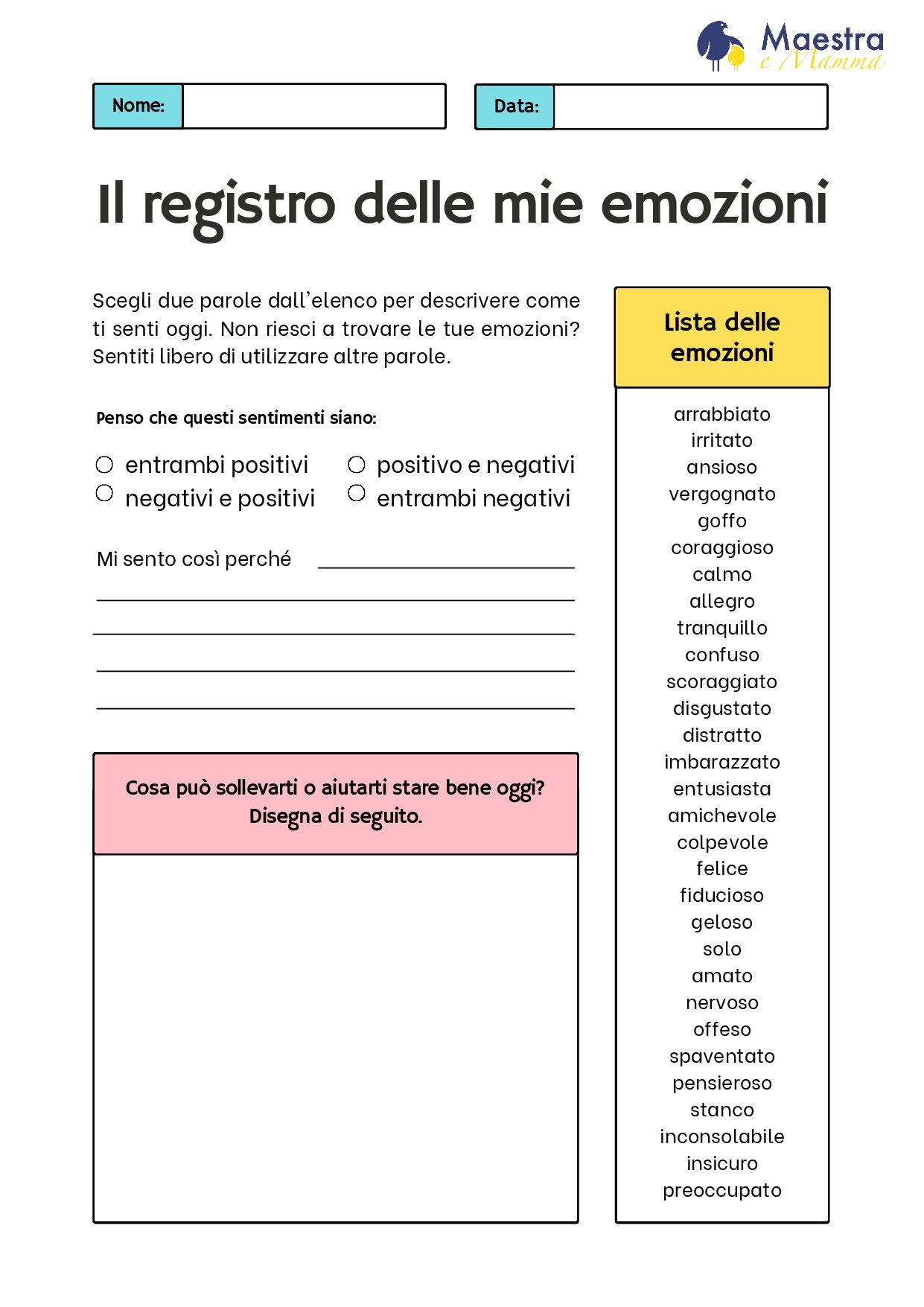 ll registro delle emozioni [76 KB]