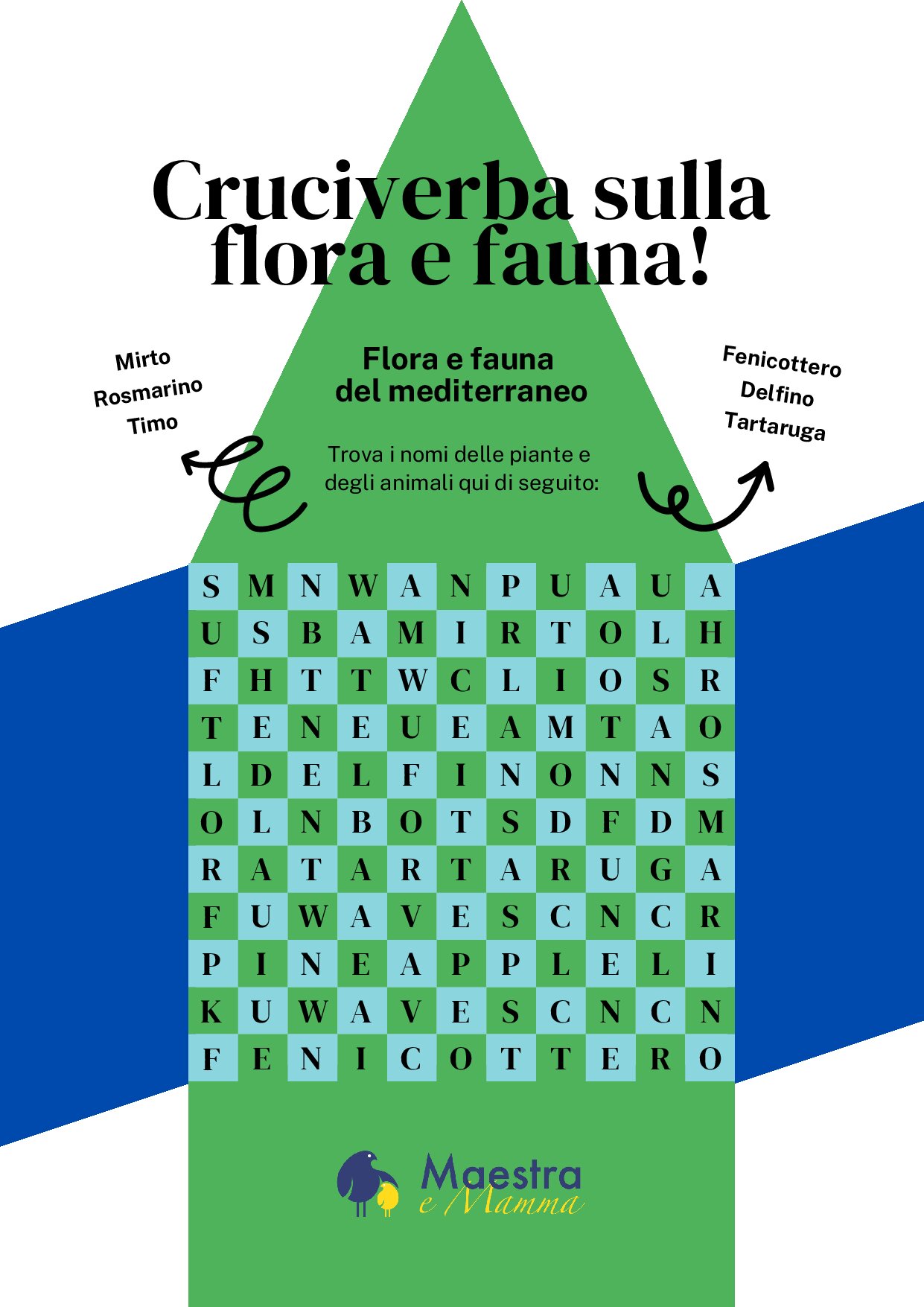 Cruciverba sulla flora e fauna [120 KB]
