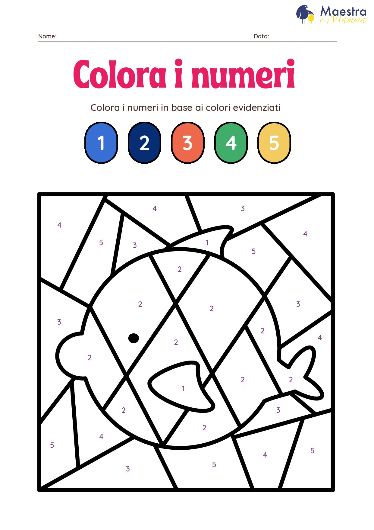 Colora i numeri [73 KB]