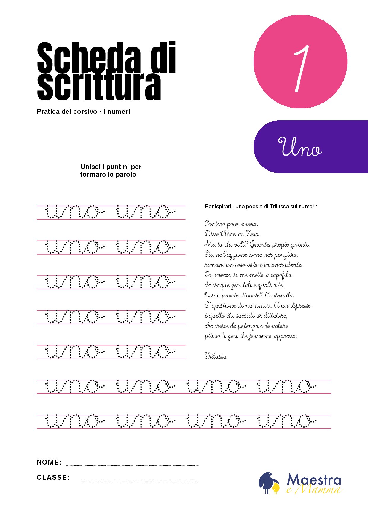Scheda di pregrafismo [106 KB]