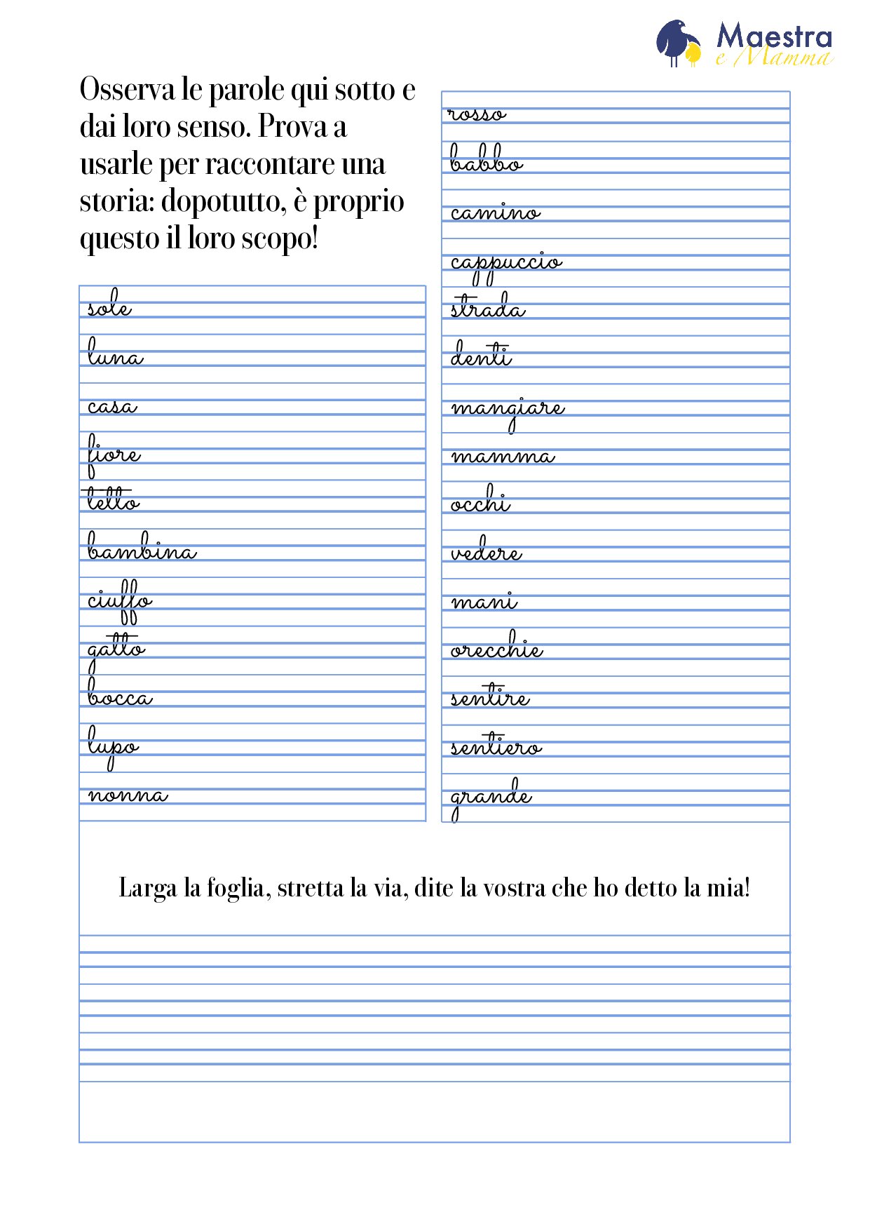Scheda racconto da formulare [92 KB]