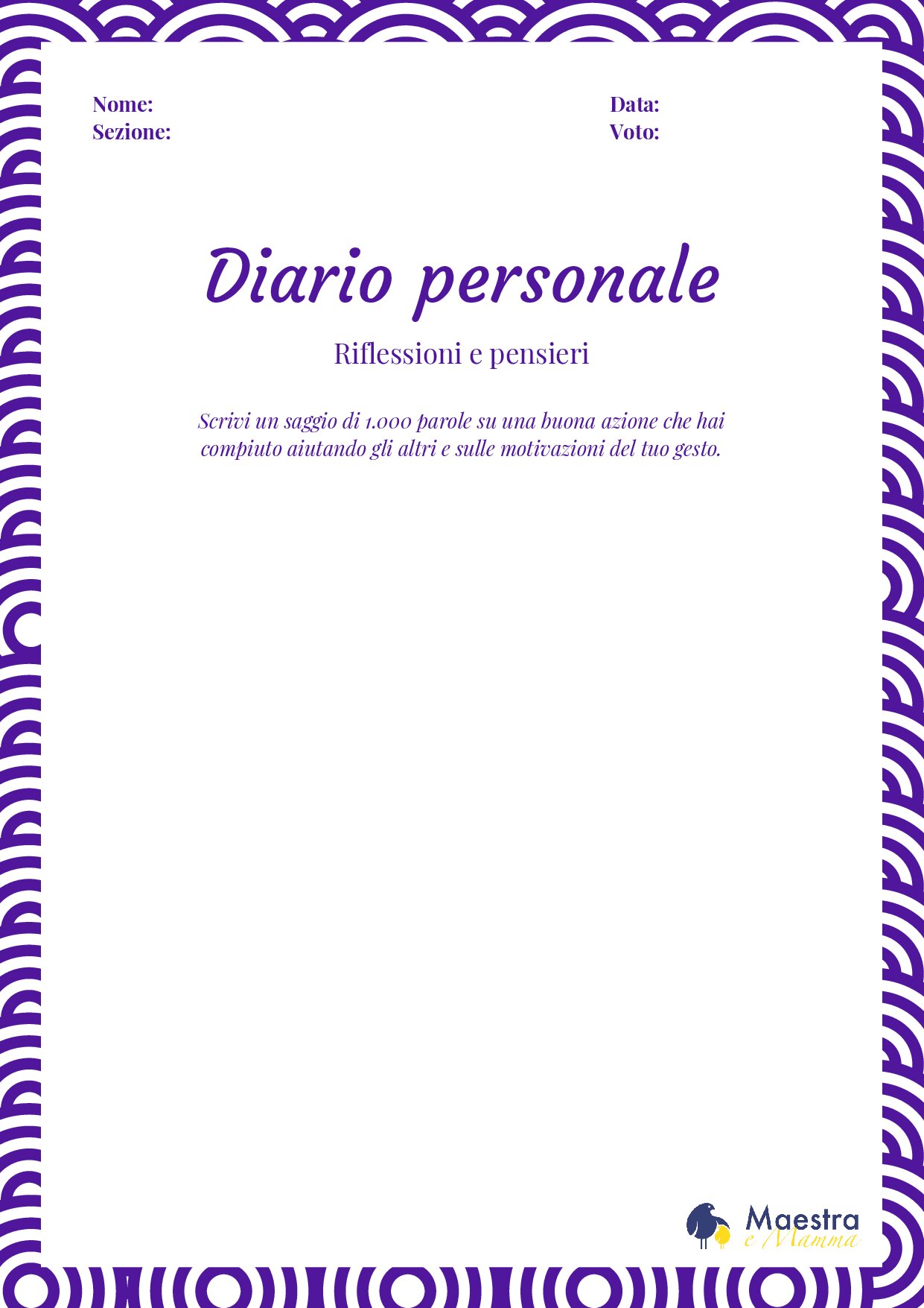 Diario della buona azione [768 KB]