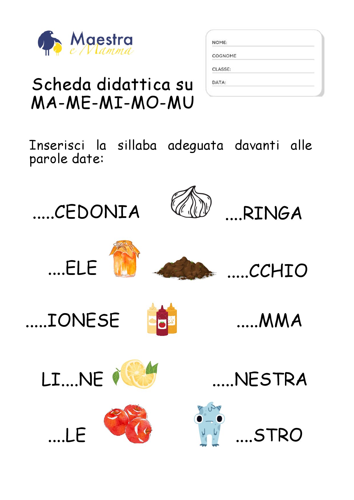 Scheda sulla M [662 KB]