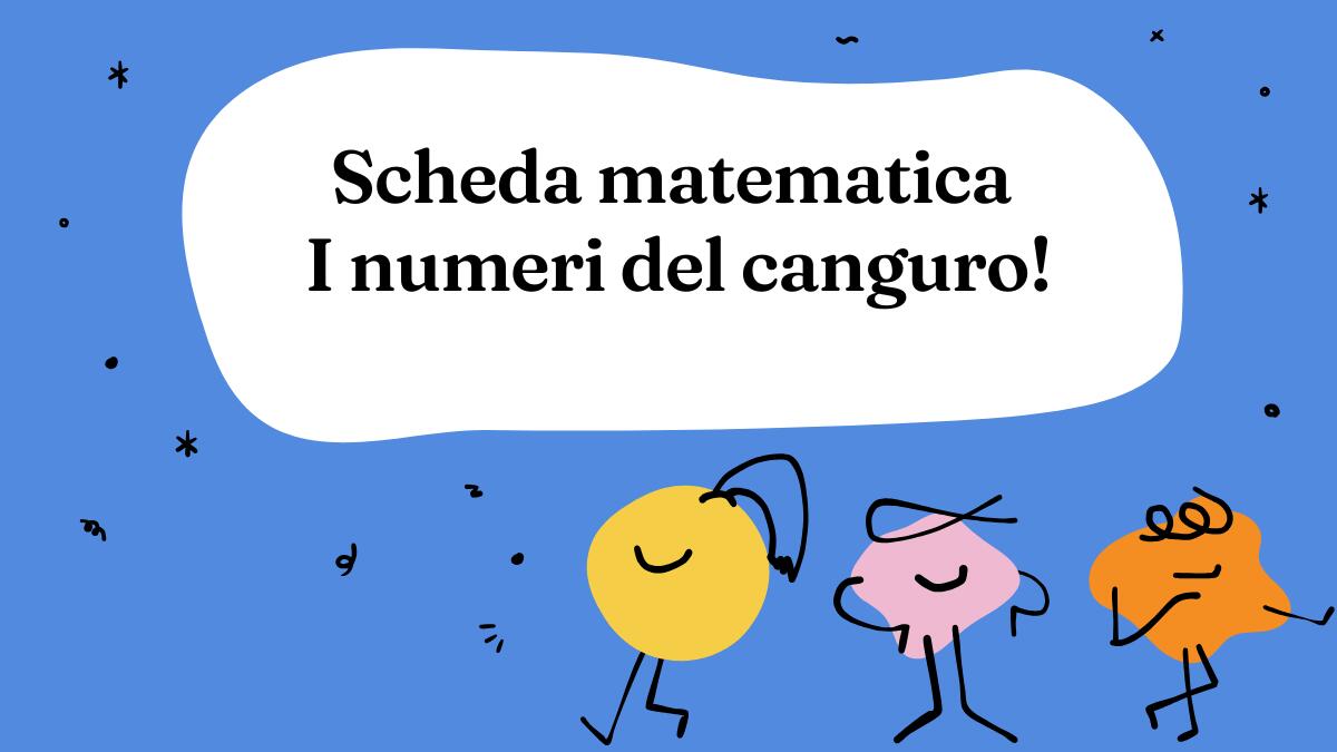 I numeri del canguro: divertente attività di matematica per bambini. - 