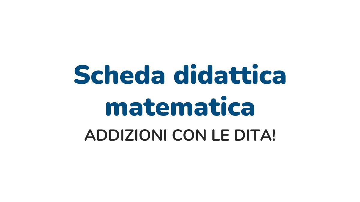 Conta le dita e abbina al dado: attività matematica divertente per bambini - 