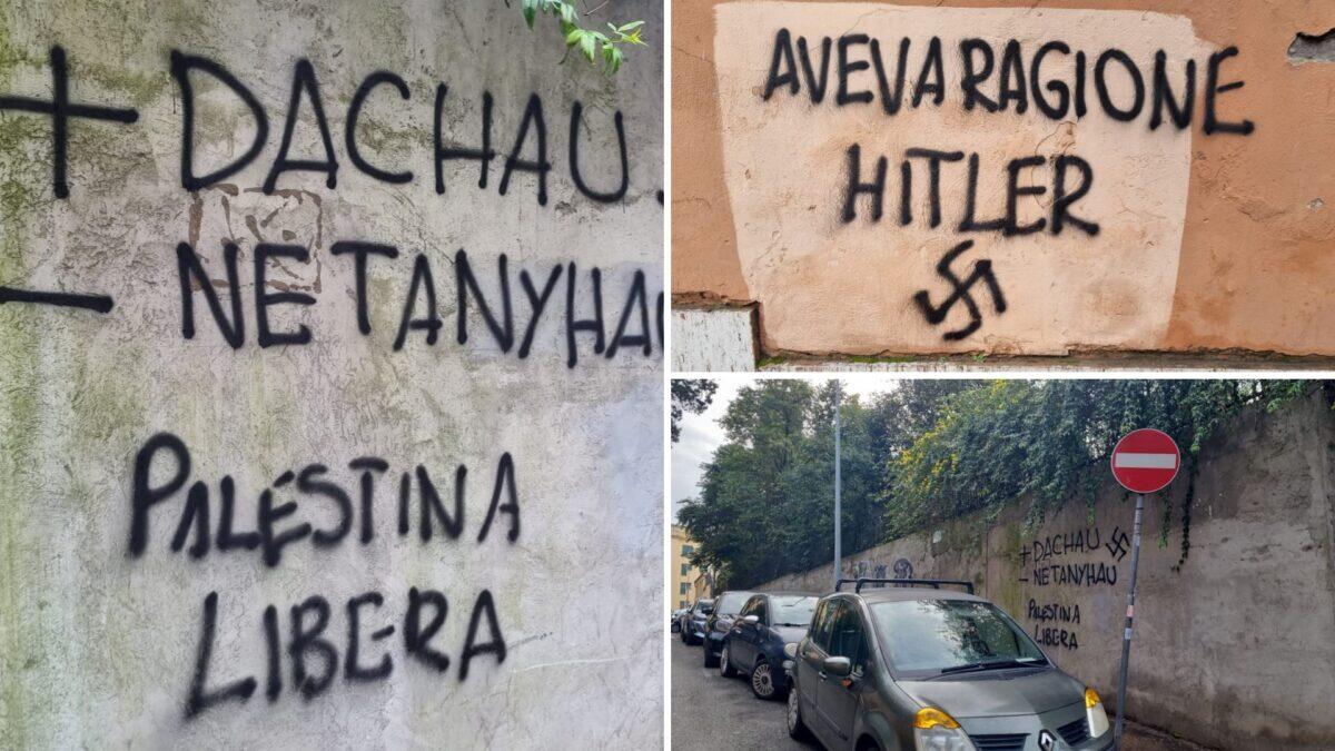 Scritte antisemite comparano Netanyahu a Hitler | È realtà o una provocazione allarmante? - 
