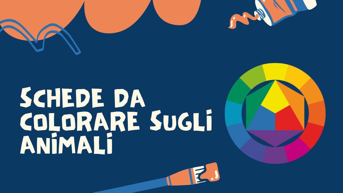 Schede da colorare: scopri e colora gli animali divertendoti! - 