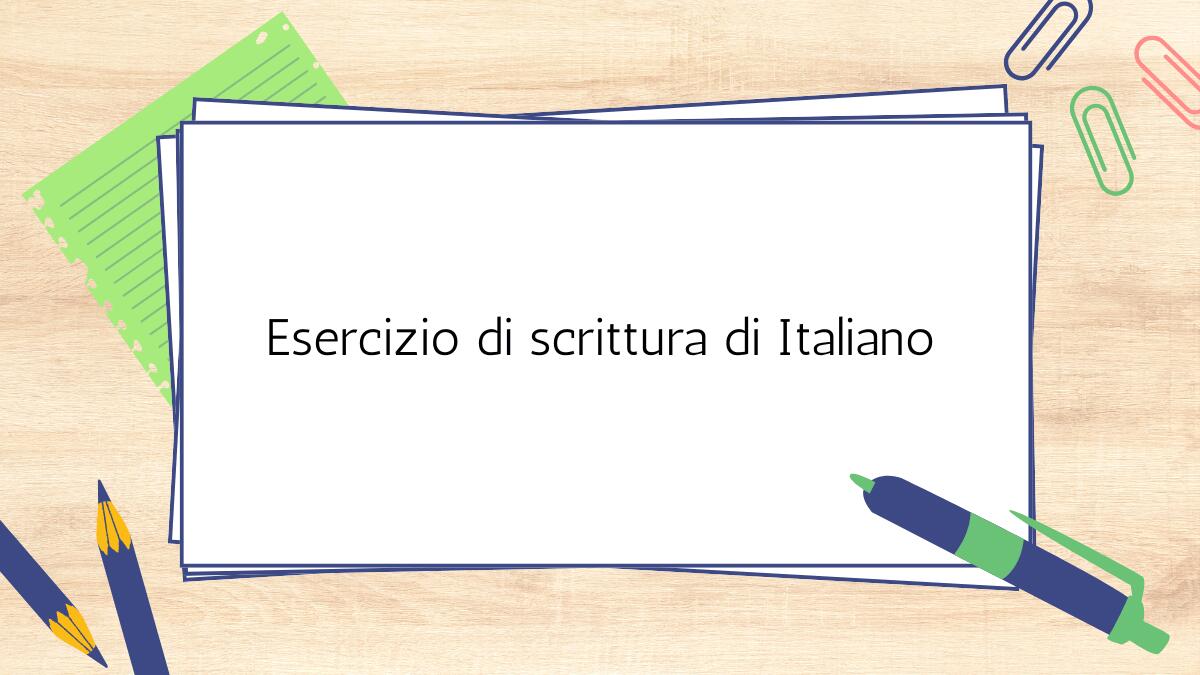 Scheda didattica di italiano "esercizio di scrittura": completa e racconta la tua passione! - 