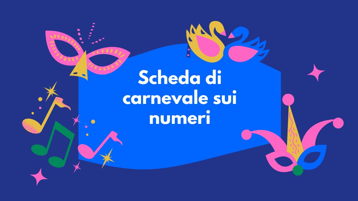 Conta gli oggetti di Carnevale: quante maschere riesci a vedere? - 