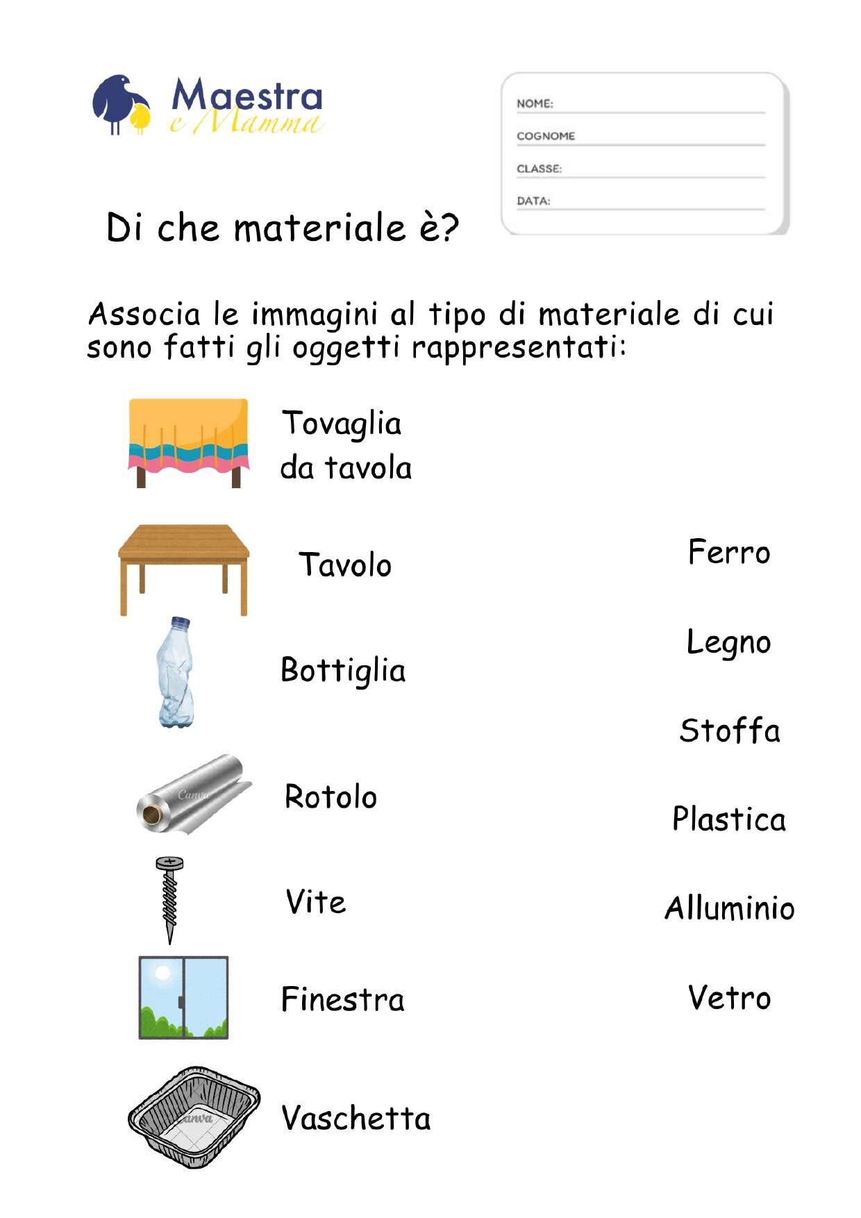 SCHEDA DIDATTICA SUL MATERIALE [75 KB]