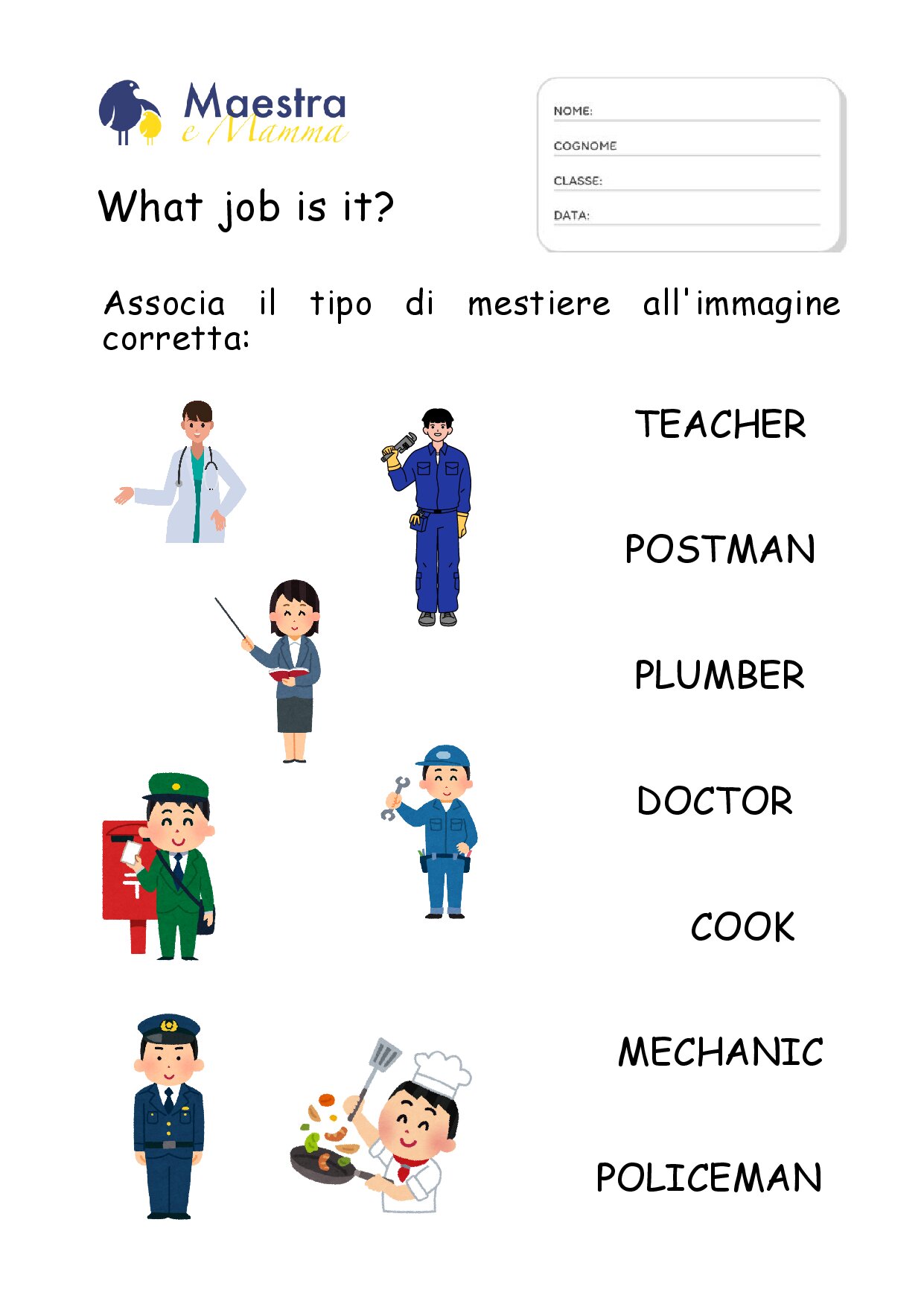mestieri in inglesi [1 MB]