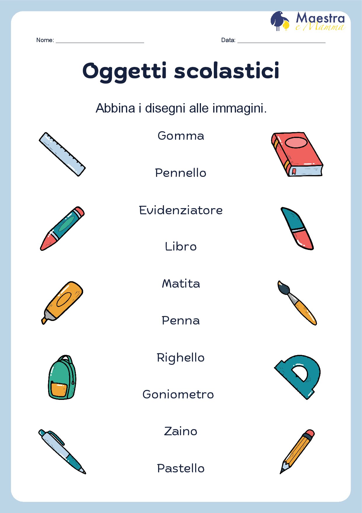 Oggetti scolastici [640 KB]