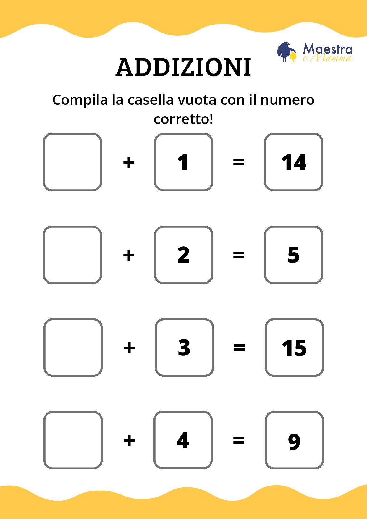 Scheda matematica addizioni [2 MB]