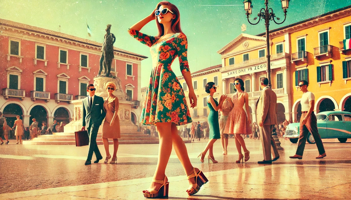 Anni 60: le donne italiane impazziscono per i sandali con la zeppa (e la star che li rese famosi in TV!) -