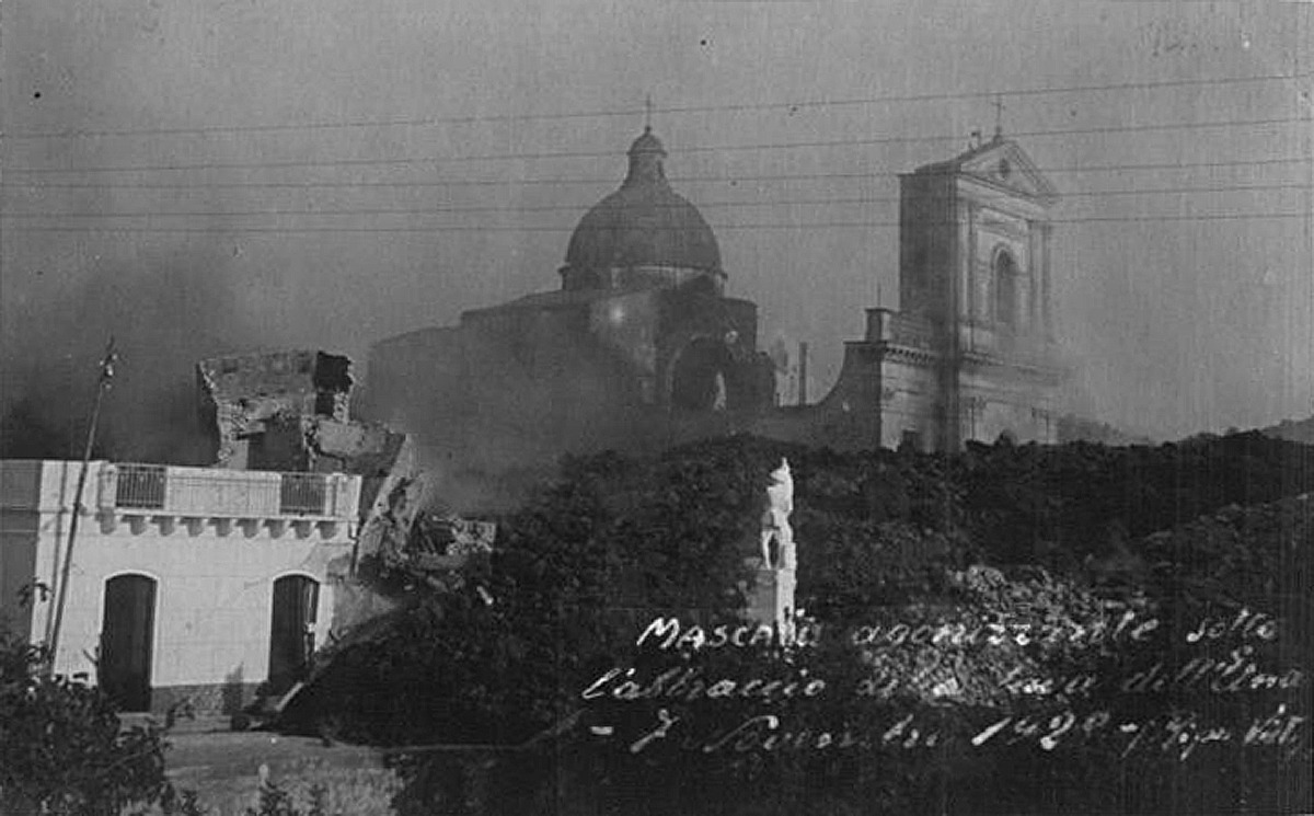 Le colate laviche del 1928 | L’evento che distrusse Mascali in pochissimo tempo e sconvolse la provincia di Catania - Foto: Wikipedia