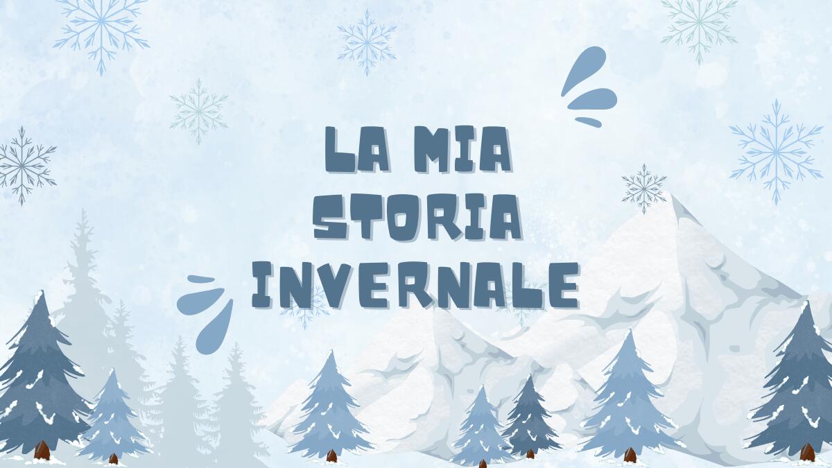 La mia storia invernale: scheda creativa per bambini - 